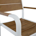 ΣΕΤ ΤΡΑΠΕΖΑΡΙΑΣ TABER LH10.10738.01 ΤΡΑΠΕΖΙ & 6 ΠΟΛΥΘΡΟΝΕΣ-ΑΛΟΥΜΙΝΙΟ & POLYWOOD-ΛΕΥΚΟ - Image 5