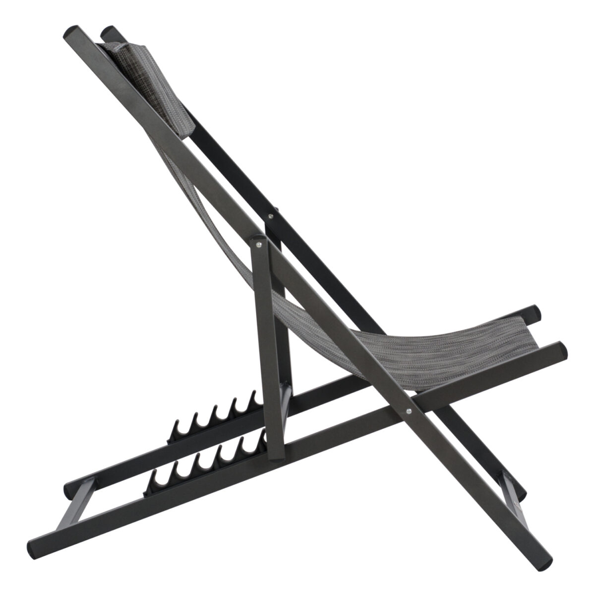 ΣΕΖΛΟΝΓΚ ΕΠΑΓΓΕΛΜΑΤΙΚΗ KEA LH10.5076.10 ΑΛΟΥΜΙΝΙΟ & TEXTILENE ΓΚΡΙ 59,5x102,5x94Υεκ - Image 3