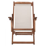 ΣΕΖΛΟΝΓΚ ΛΗΜΝΟΣ ΜΕ ΜΠΡΑΤΣΑ ΕΜΠ/ΣΜΟΣ ΚΑΡΥΔΙ ΜΕ PVC 2Χ1 ΕΚΡΟΥ LH10.11433.01 62,5x97x105εκ. - Image 3