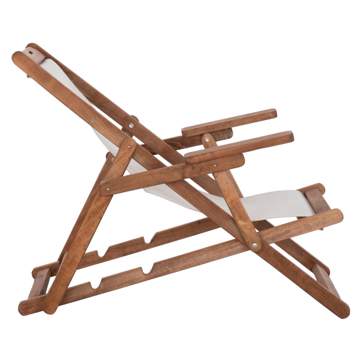 ΣΕΖΛΟΝΓΚ ΛΗΜΝΟΣ ΜΕ ΜΠΡΑΤΣΑ ΕΜΠ/ΣΜΟΣ ΚΑΡΥΔΙ ΜΕ PVC 2Χ1 ΕΚΡΟΥ LH10.11433.01 62,5x97x105εκ. - Image 4