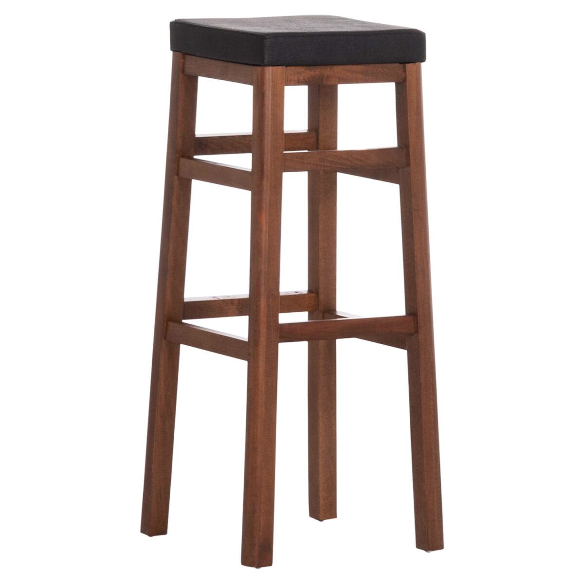 ΣΚΑΜΠO ΚΑΦΕΝΕΙΟΥ ΚΑΦΕ ΜΕ PU ΜΑΥΡΟ ΤΕΤΡΑΓΩΝΟ LH10.8069 30x34x82Υ εκ. - Image 1