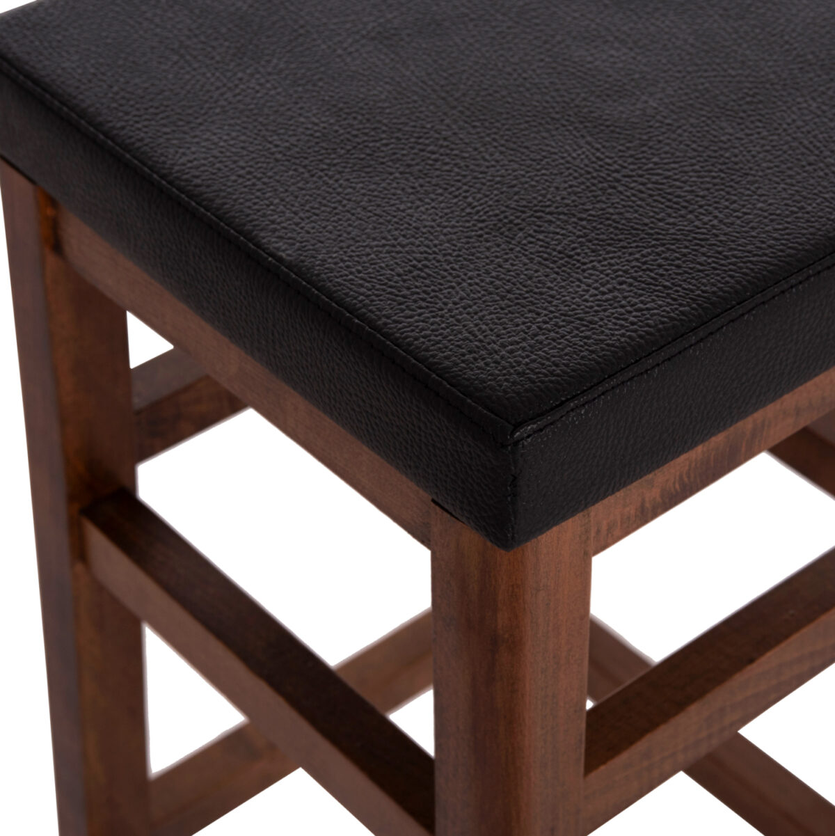 ΣΚΑΜΠO ΚΑΦΕΝΕΙΟΥ ΚΑΦΕ ΜΕ PU ΜΑΥΡΟ ΤΕΤΡΑΓΩΝΟ LH10.8069 30x34x82Υ εκ. - Image 5