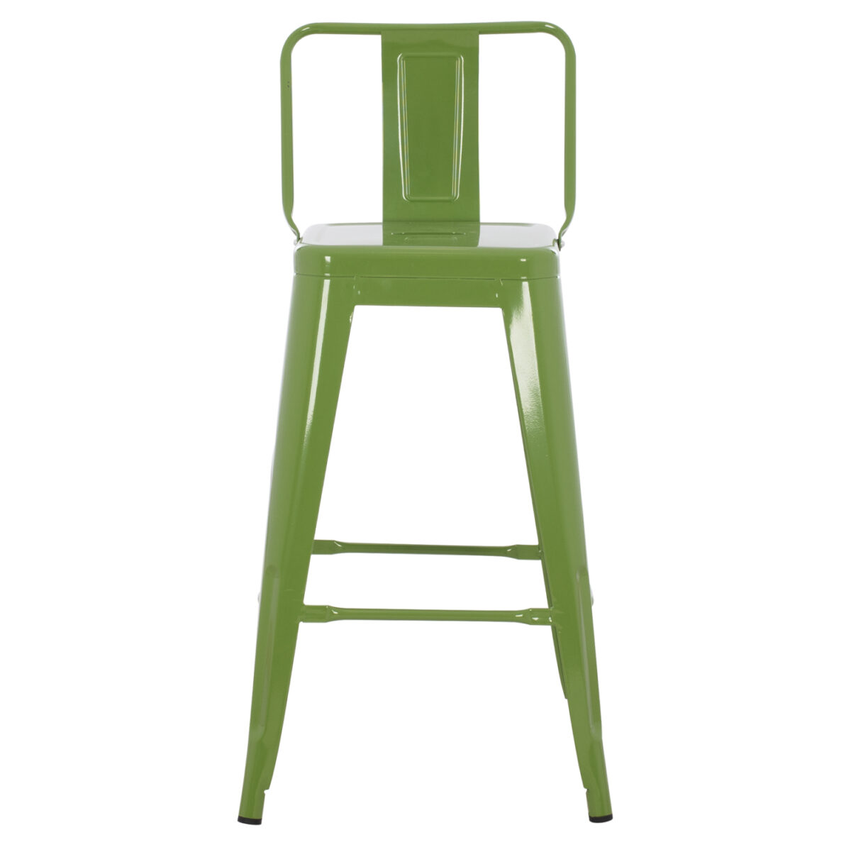 ΣΚΑΜΠΟ ΜΕΣΑΙΟΥ ΥΨΟΥΣ ΜΕΤΑΛΛΙΚΟ MELITA ΣΕ LIGHT OLIVE GREEN LH10.8574.13 42x42x98 εκ. - Image 3