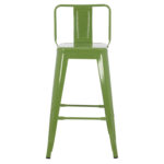 ΣΚΑΜΠΟ ΜΕΣΑΙΟΥ ΥΨΟΥΣ ΜΕΤΑΛΛΙΚΟ MELITA ΣΕ LIGHT OLIVE GREEN LH10.8574.13 42x42x98 εκ. - Image 3