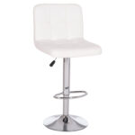 ΣΚΑΜΠΟ ΜΠΑΡ ΠΕΡΙΣΤΡΕΦΟΜΕΝΟ DIANA LH10.202.22 ΛΕΥΚΟ PU--ΜΕΤΑΛΛΟ ΧΡΩΜΙΟ 44x52x109Υεκ.