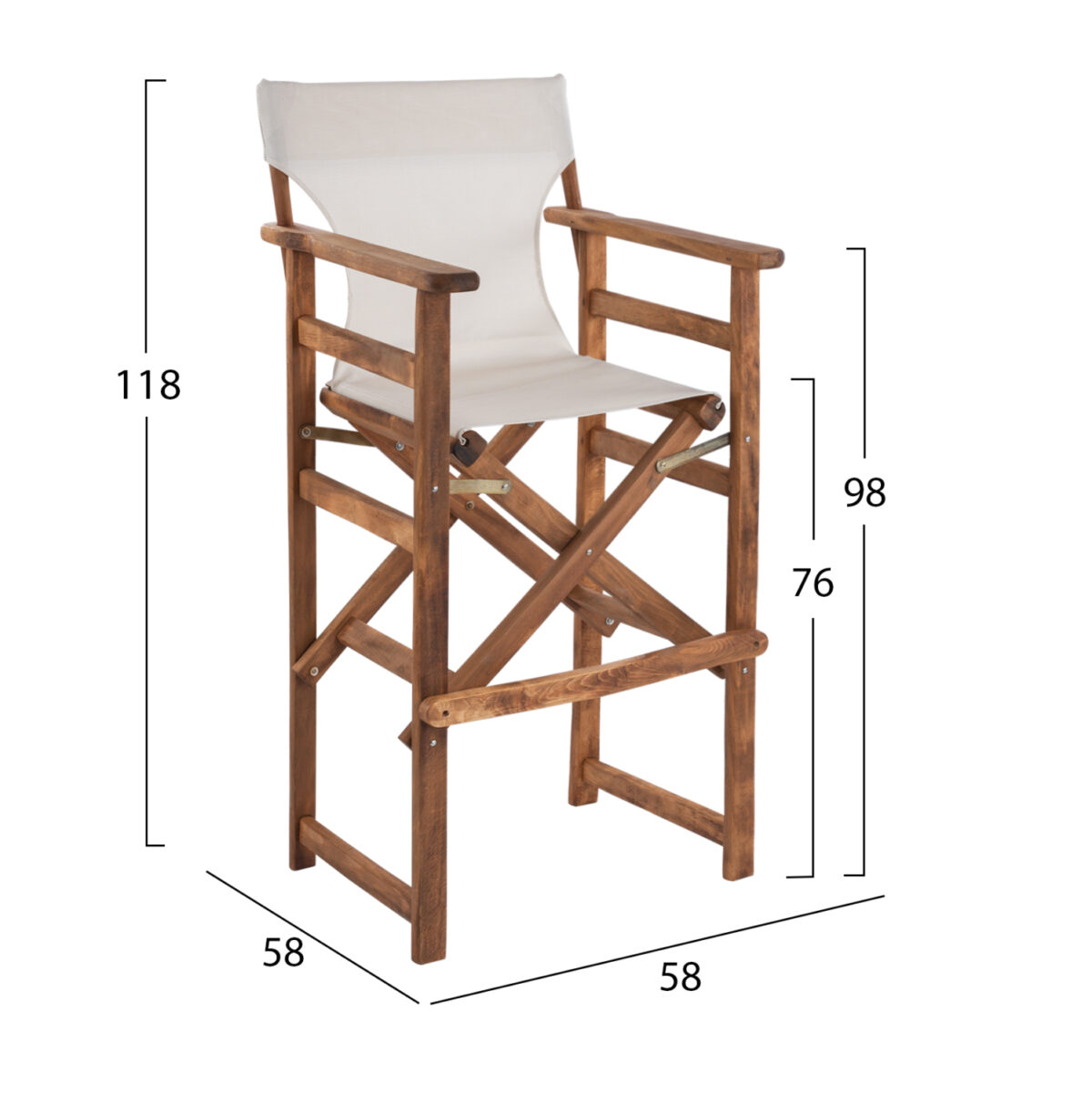 ΣΚΑΜΠΟ ΣΚΗΝΟΘΕΤΗ ΛΗΜΝΟΣ ΚΑΡΥΔΙ ΜΕ TEXTILENE ΕΚΡΟΥ LH10.10374 - Image 2