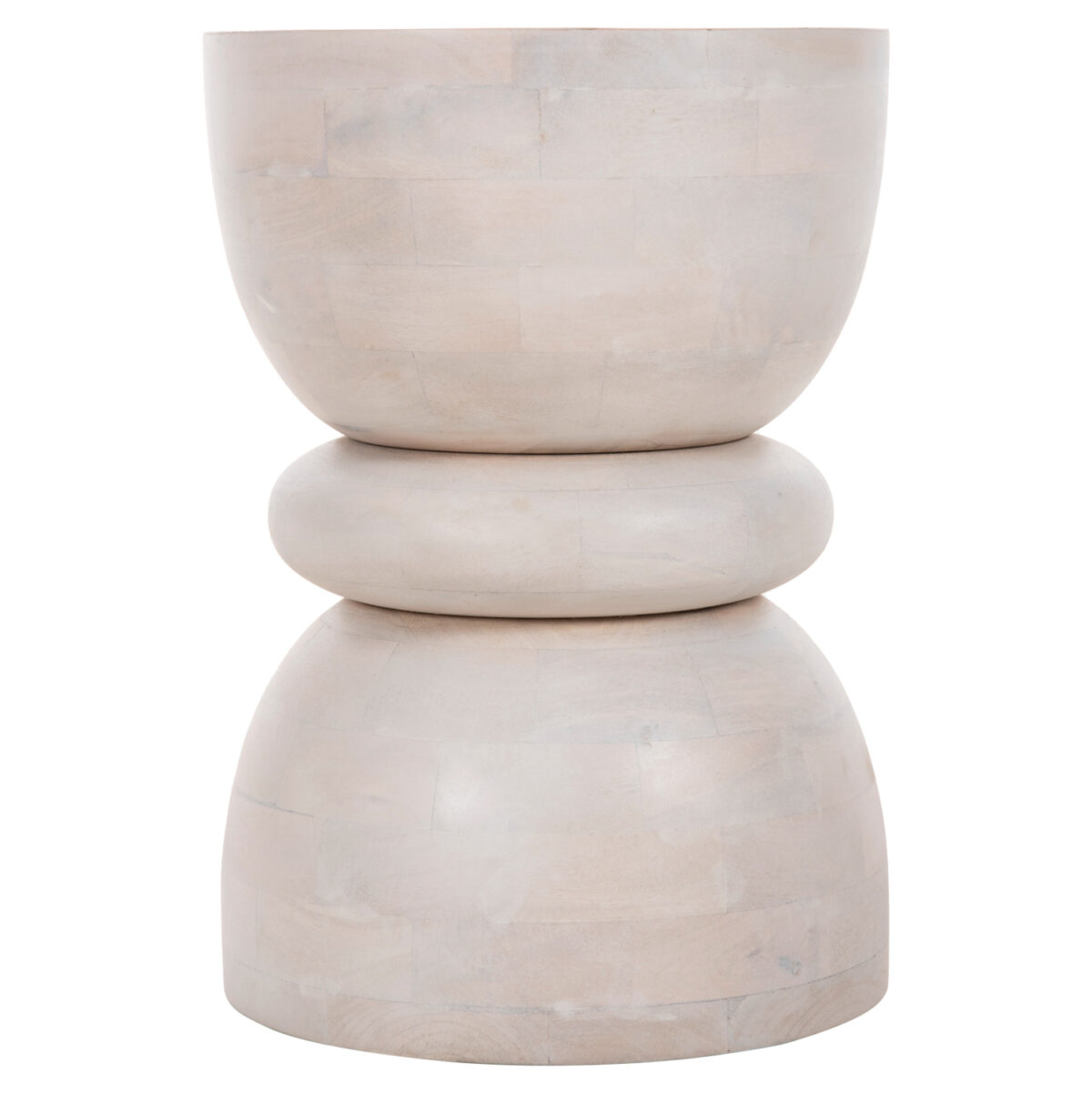 ΣΚΑΜΠΟ ΣΤΡΟΓΓΥΛΟ COIL LH10.9703 ΜΑΣΙΦ MANGO ΣΕ ΛΕΥΚΟ ΧΡΩΜΑ Φ35x51Υ εκ. - Image 3