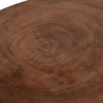 ΣΚΑΜΠΟ-ΤΡΑΠΕΖΑΚΙ ΣΤΡΟΓΓΥΛΟ CUPRE LH10.9793.11 ΜΑΣΙΦ ΞΥΛΟ SUAR-ΦΥΣΙΚΟ Φ40x45Υεκ. - Image 5