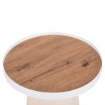ΤΡΑΠΕΖΑΚΙ ΒΟΗΘΗΤΙΚΟ DENTON LH10.18023.02 MDF TOP ΦΥΣΙΚΟ ΞΥΛΟΥ-ΒΑΣΗ ΛΕΥΚΗ Φ45x51,5Υεκ. - Image 5