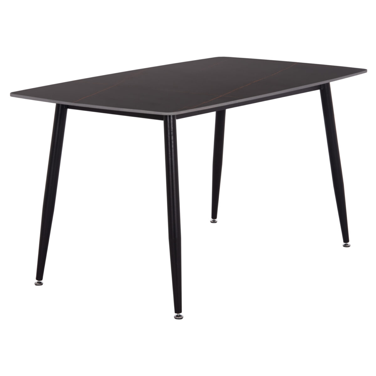 ΤΡΑΠΕΖΙ RAVEN LH10.18149.02 ΚΕΡΑΜΙΚΟ TOP ΜΕ ΟΨΗ ΜΑΥΡΟ ΜΑΡΜΑΡΟ 140x80x74Υεκ. - Image 4