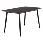 ΤΡΑΠΕΖΙ RAVEN LH10.18149.02 ΚΕΡΑΜΙΚΟ TOP ΜΕ ΟΨΗ ΜΑΥΡΟ ΜΑΡΜΑΡΟ 140x80x74Υεκ. - Image 4