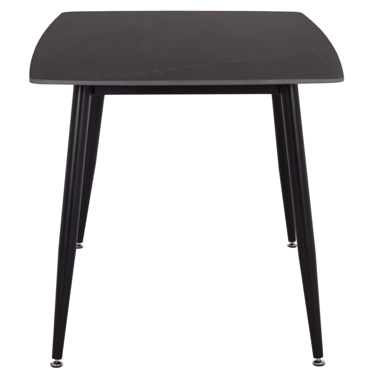 ΤΡΑΠΕΖΙ RAVEN LH10.18149.02 ΚΕΡΑΜΙΚΟ TOP ΜΕ ΟΨΗ ΜΑΥΡΟ ΜΑΡΜΑΡΟ 140x80x74Υεκ. - Image 5