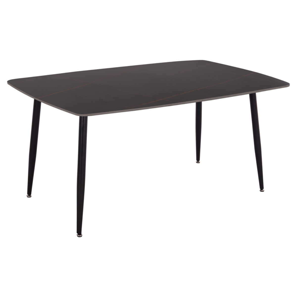 ΤΡΑΠΕΖΙ RAVEN LH10.18150.02 ΚΕΡΑΜΙΚΟ TOP ΜΕ ΟΨΗ ΜΑΥΡΟ ΜΑΡΜΑΡΟ 160x80x74Υεκ. - Image 1