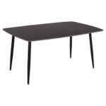 ΤΡΑΠΕΖΙ RAVEN LH10.18150.02 ΚΕΡΑΜΙΚΟ TOP ΜΕ ΟΨΗ ΜΑΥΡΟ ΜΑΡΜΑΡΟ 160x80x74Υεκ.