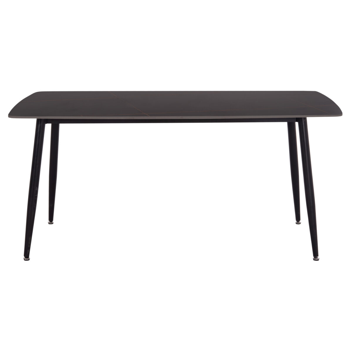 ΤΡΑΠΕΖΙ RAVEN LH10.18150.02 ΚΕΡΑΜΙΚΟ TOP ΜΕ ΟΨΗ ΜΑΥΡΟ ΜΑΡΜΑΡΟ 160x80x74Υεκ. - Image 3