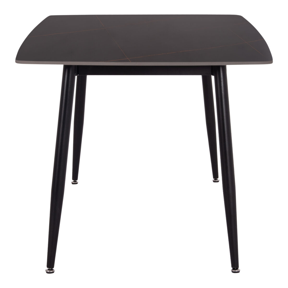 ΤΡΑΠΕΖΙ RAVEN LH10.18150.02 ΚΕΡΑΜΙΚΟ TOP ΜΕ ΟΨΗ ΜΑΥΡΟ ΜΑΡΜΑΡΟ 160x80x74Υεκ. - Image 5