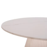 ΤΡΑΠΕΖΙ ΣΑΛΟΝΙΟΥ DUNCAN LH10.18022.02 ΚΕΡΑΜΙΚΟ TOP-MDF ΒΑΣΗ-ΚΡΕΜ ΛΕΥΚΟ Φ80x41Υεκ. - Image 5