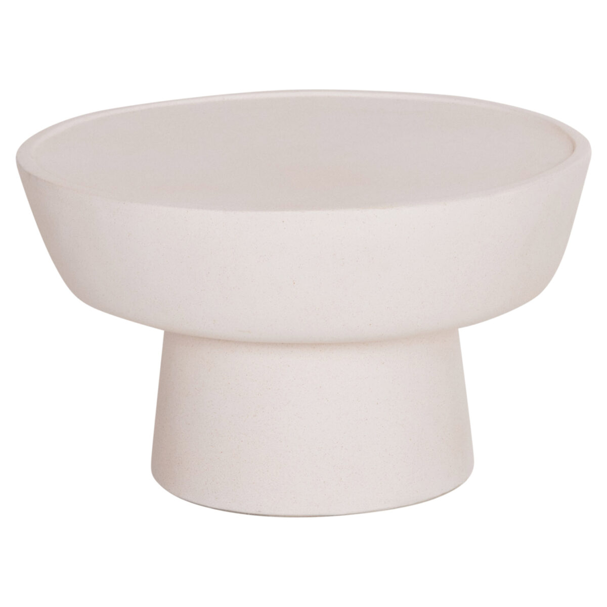 ΤΡΑΠΕΖΙ ΣΑΛΟΝΙΟΥ PIRSON LH10.18155.02 FIBER CEMENT ΣΕ ΛΕΥΚΟ--Φ60x36Υεκ. - Image 1