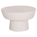 ΤΡΑΠΕΖΙ ΣΑΛΟΝΙΟΥ PIRSON LH10.18155.02 FIBER CEMENT ΣΕ ΛΕΥΚΟ--Φ60x36Υεκ.