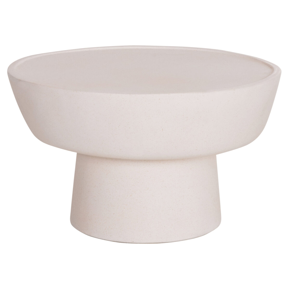 ΤΡΑΠΕΖΙ ΣΑΛΟΝΙΟΥ PIRSON LH10.18155.02 FIBER CEMENT ΣΕ ΛΕΥΚΟ--Φ60x36Υεκ. - Image 4