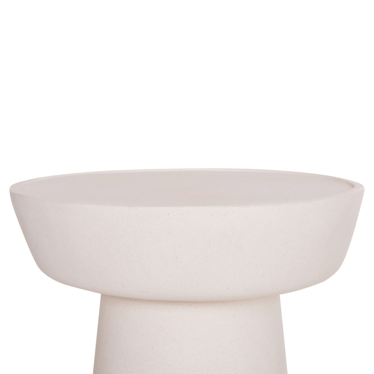 ΤΡΑΠΕΖΙ ΣΑΛΟΝΙΟΥ PIRSON LH10.18155.02 FIBER CEMENT ΣΕ ΛΕΥΚΟ--Φ60x36Υεκ. - Image 5