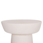 ΤΡΑΠΕΖΙ ΣΑΛΟΝΙΟΥ PIRSON LH10.18155.02 FIBER CEMENT ΣΕ ΛΕΥΚΟ--Φ60x36Υεκ. - Image 5