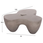 ΤΡΑΠΕΖΙ ΣΑΛΟΝΙΟΥ SALLEN LH10.18161.03 FIBER CEMENT ΣΕ ΓΚΡΙ--108x94x38,5Υεκ. - Image 2