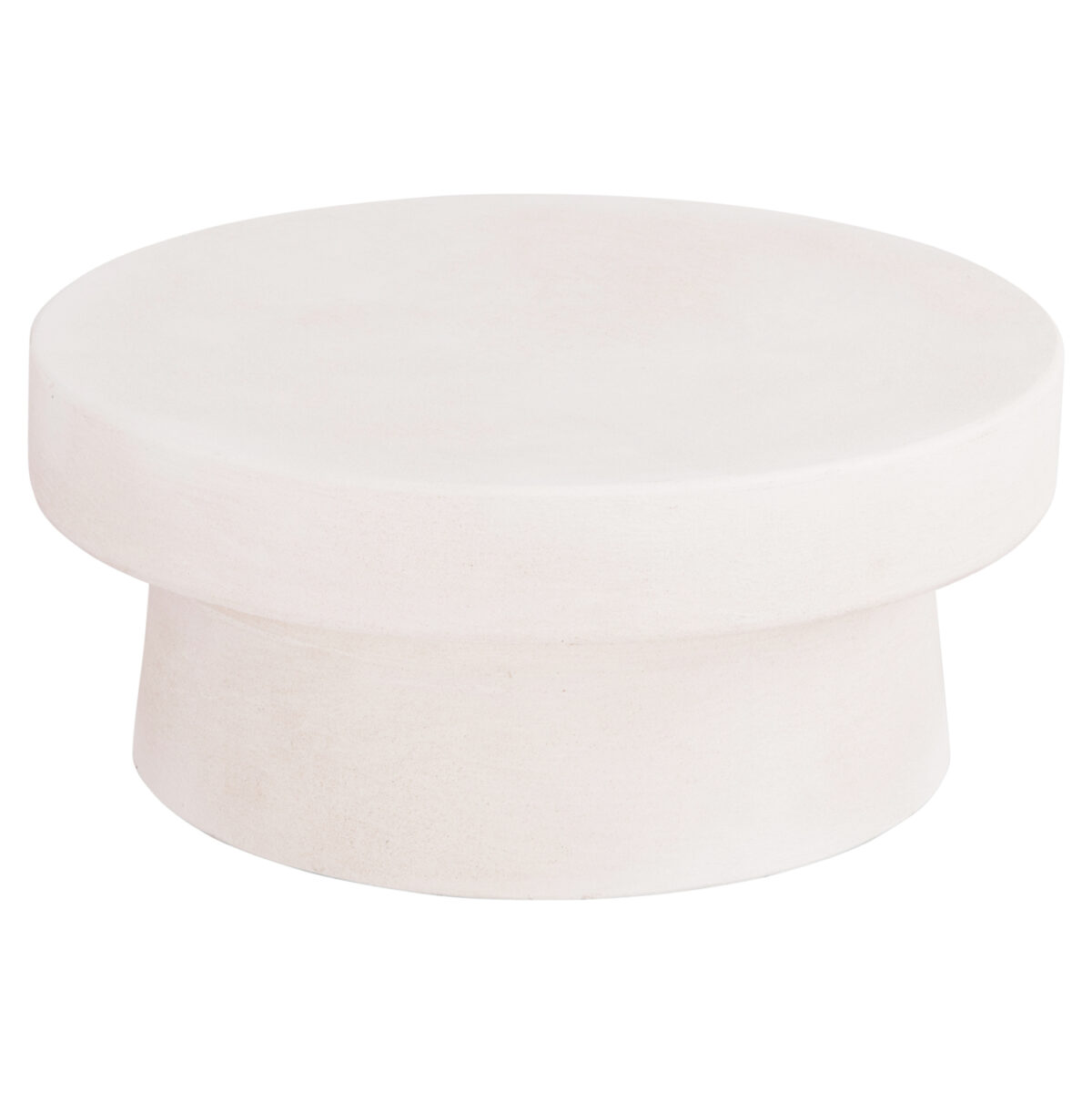 ΤΡΑΠΕΖΙ ΣΑΛΟΝΙΟΥ ΣΤΡΟΓΓΥΛΟ ΣΕΙΡΑ SANTORINI LH10.18050 MDF ΣΕ ΥΠΟΛΕΥΚΟ ΧΡΩΜΑ Φ80x35Υεκ. - Image 4