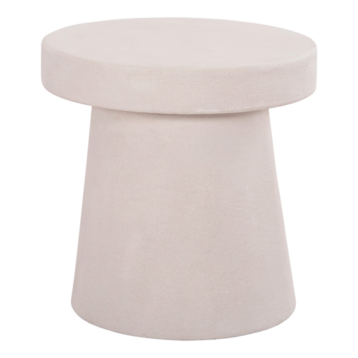 trapezi-salonioy-stroggylo-fb918052-mdf- ΤΡΑΠΕΖΙ ΣΑΛΟΝΙΟΥ ΣΤΡΟΓΓΥΛΟ ΣΕΙΡΑ SANTORINI LH10.18052 MDF ΣΕ ΥΠΟΛΕΥΚΟ ΧΡΩΜΑ Φ48x49Υεκ. - Image 1