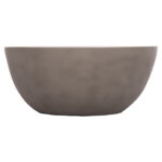 ΤΡΑΠΕΖΙ ΣΑΛΟΝΙΟΥ ΣΤΡΟΓΓΥΛΟ ALLAN LH10.18162.03 FIBER CEMENT ΣΕ ΓΚΡΙ--Φ92x49Υεκ. - Image 3