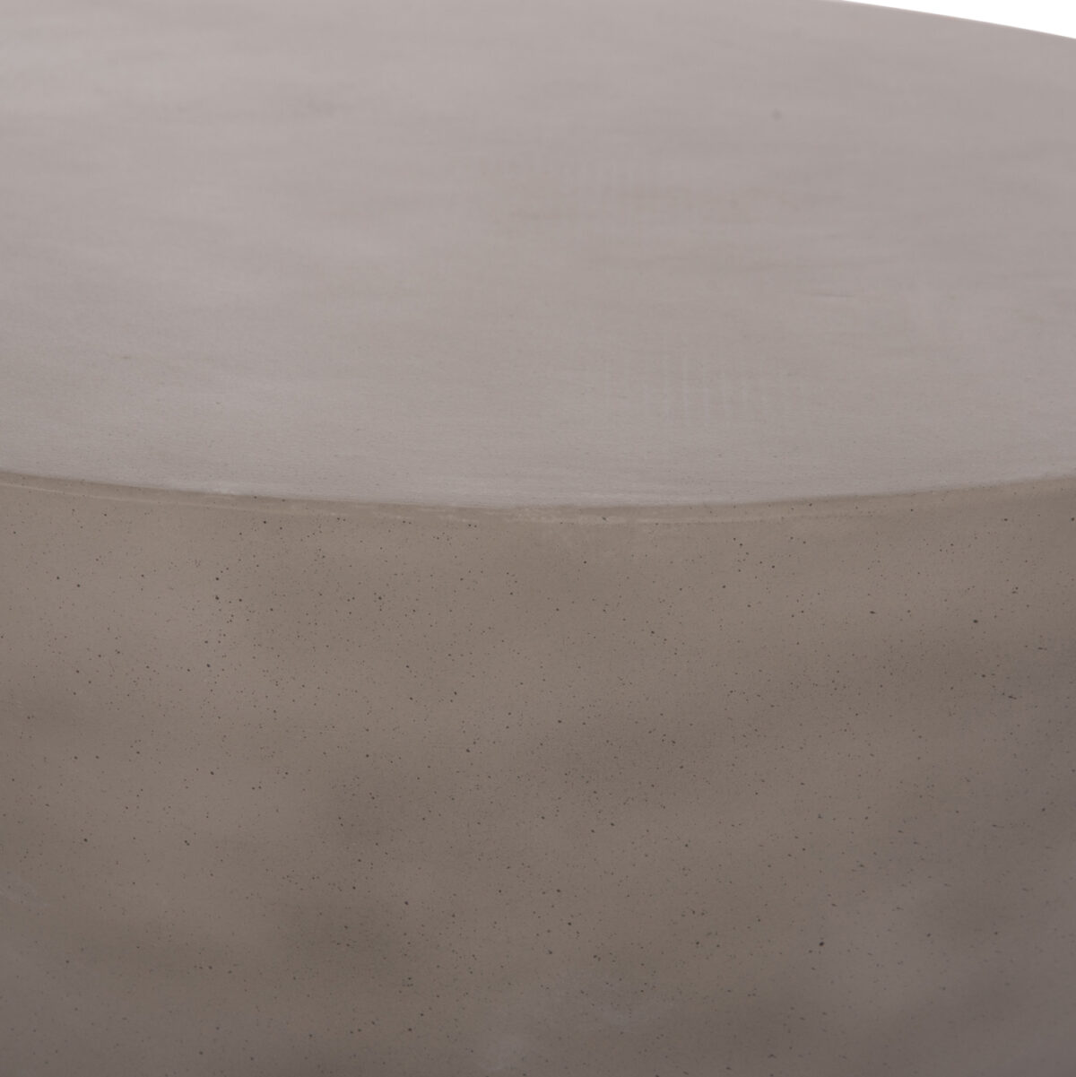 ΤΡΑΠΕΖΙ ΣΑΛΟΝΙΟΥ ΣΤΡΟΓΓΥΛΟ ALLAN LH10.18162.03 FIBER CEMENT ΣΕ ΓΚΡΙ--Φ92x49Υεκ. - Image 5