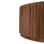 ΤΡΑΠΕΖΙ ΣΑΛΟΝΙΟΥ ΣΤΡΟΓΓΥΛΟ SEDGE LH10.9695 ΜΑΣΙΦ ΑΚΑΚΙΑ-ΦΥΣΙΚΟ ΧΡΩΜΑ Φ90Χ38Υεκ. - Image 5