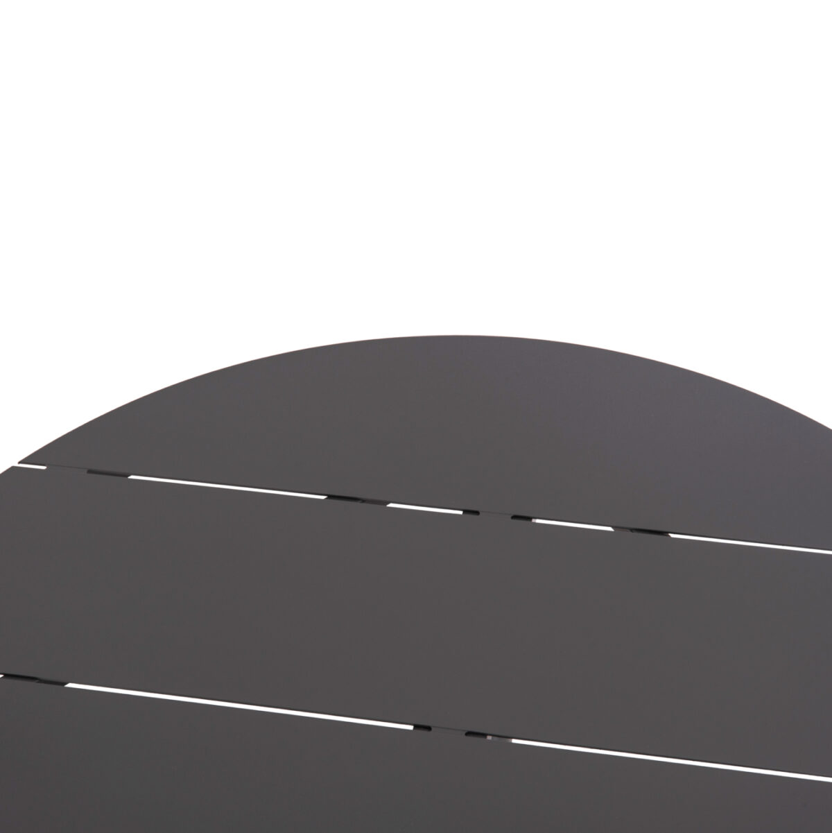 ΤΡΑΠΕΖΙ ΣΤΡΟΓΓΥΛΟ ΑΛΟΥΜΙΝΙΟΥ HIGER LH10.6289.01 ΓΚΡΙ Φ90x74Yεκ. - Image 4