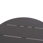 ΤΡΑΠΕΖΙ ΣΤΡΟΓΓΥΛΟ ΑΛΟΥΜΙΝΙΟΥ HIGER LH10.6289.01 ΓΚΡΙ Φ90x74Yεκ. - Image 4