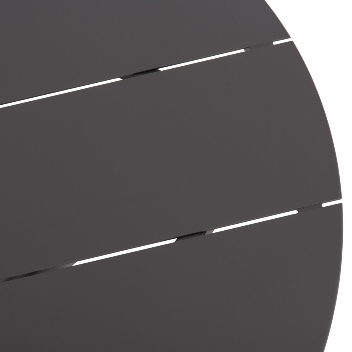 ΤΡΑΠΕΖΙ ΣΤΡΟΓΓΥΛΟ ΑΛΟΥΜΙΝΙΟΥ HIGER LH10.6289.01 ΓΚΡΙ Φ90x74Yεκ. - Image 5