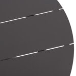 ΤΡΑΠΕΖΙ ΣΤΡΟΓΓΥΛΟ ΑΛΟΥΜΙΝΙΟΥ HIGER LH10.6289.01 ΓΚΡΙ Φ90x74Yεκ. - Image 5