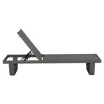 ΞΑΠΛΩΣΤΡΑ ΑΛΟΥΜΙΝΙΟΥ ΜΕ ΥΦΑΣΜΑ TESLIN RICKON LH10.6292.01 ΣΕ ΓΚΡΙ 198x61,5x97Υεκ. - Image 3