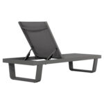 ΞΑΠΛΩΣΤΡΑ ΑΛΟΥΜΙΝΙΟΥ ΜΕ ΥΦΑΣΜΑ TESLIN RICKON LH10.6292.01 ΣΕ ΓΚΡΙ 198x61,5x97Υεκ. - Image 5