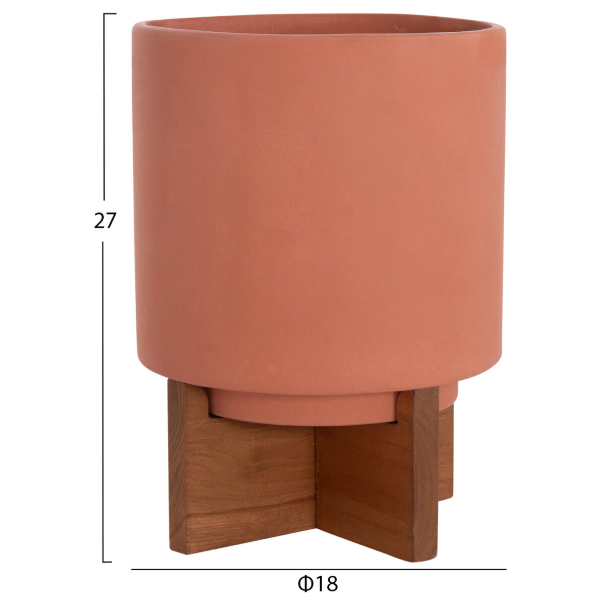 ΣΕΤ 3 ΓΛΑΣΤΡΕΣ ΜΕ TEAK ΒΑΣΕΙΣ TANTI LH10.4685 FIBER CEMENT ΣΕ 3 ΧΡΩΜΑΤΑ - Image 2