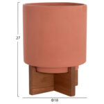 ΣΕΤ 3 ΓΛΑΣΤΡΕΣ ΜΕ TEAK ΒΑΣΕΙΣ TANTI LH10.4685 FIBER CEMENT ΣΕ 3 ΧΡΩΜΑΤΑ - Image 2