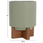 ΣΕΤ 3 ΓΛΑΣΤΡΕΣ ΜΕ TEAK ΒΑΣΕΙΣ TANTI LH10.4685 FIBER CEMENT ΣΕ 3 ΧΡΩΜΑΤΑ - Image 3