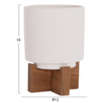 ΣΕΤ 3 ΓΛΑΣΤΡΕΣ ΜΕ TEAK ΒΑΣΕΙΣ TANTI LH10.4685 FIBER CEMENT ΣΕ 3 ΧΡΩΜΑΤΑ - Image 4