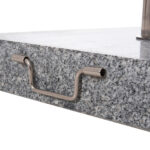 ΒΑΣΗ ΟΜΠΡΕΛΑΣ ΓΡΑΝΙΤΗ 60KG ΜΕ ΧΕΡΟΥΛΙ & ΡΟΔΕΣ LH10.6565--ΣΩΛΗΝΑΣ ΔΙΑΜΕΤΡΟΥ Φ58 - Image 5