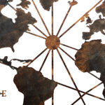 ΔΙΑΚΟΣΜΗΤΙΚΟ ΤΟΙΧΟΥ ΠΑΓΚΟΣΜΙΟΣ ΧΑΡΤΗΣ LH10.4656 ΜΕΤΑΛΛΟ ΧΑΛΚΙΝΟ 120x0,1x60Υεκ. - Image 4