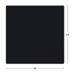 ΕΠΙΦΑΝΕΙΑ ΤΡΑΠΕΖΙΟΥ HPL LH10.5838.01 ΜΑΥΡΗ 69x69 εκ. ΠΑΧΟΥΣ 12mm. - Image 2