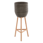 ΓΛΑΣΤΡΑ ΑΠΟ RATTAN ΚΑΙ BAMBOO LH10.7724 36Χ35Χ95Yεκ.ΦΥΣΙΚΟ - ΠΡΑΣΙΝΟ