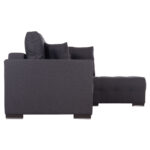 ΓΩΝΙΑΚΟΣ ΚΑΝΑΠΕΣ-ΚΡΕΒΑΤΙ ΜΕ ΑΠΟΘ.ΧΩΡΟ TRENDSTON LH10.3302.01R ΓΚΡΙ ΥΦΑΣΜΑ 298x177x95Υεκ - Image 5