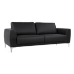 ΚΑΝΑΠΕΣ 3ΘΕΣΙΟΣ KENZIE LH10.3121.31 ΜΕ ΜΑΥΡΟ PU 190x81x81 εκ.
