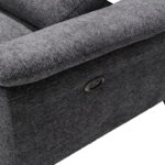 ΚΑΝΑΠΕΣ ΑΡΙΣΤΕΡΗ ΓΩΝΙΑ-ΑΝΑΚΛΙΣΗ & ΑΠΟΘ.ΧΩΡΟΣ-RESTRO LH10.3339.01L ΓΚΡΙ ΥΦΑΣΜΑ 284x224x76Υεκ - Image 5