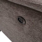 ΚΑΝΑΠΕΣ ΔΕΞΙΑ ΓΩΝΙΑ-ΑΝΑΚΛΙΣΗ & ΑΠΟΘ.ΧΩΡΟΣ-RESTRO LH10.3339.02R ΜΠΕΖ ΥΦΑΣΜΑ 284x224x76Υ - Image 5